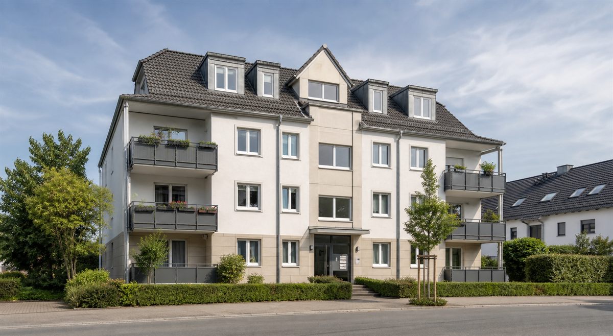 Haus mit Abendlicht und ruhiger Wohnlage